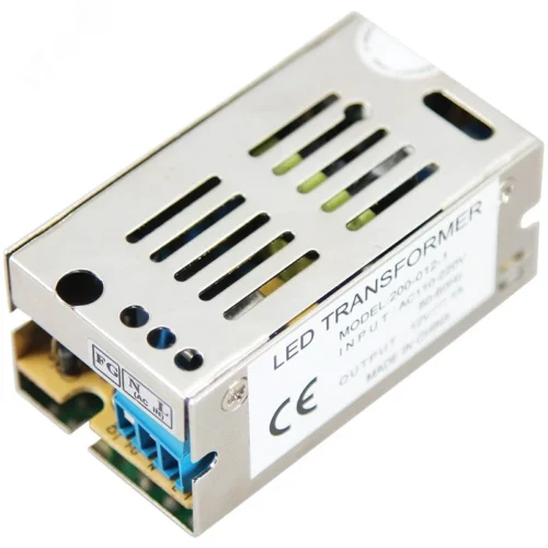 Источник питания 220 V AC/12 V DC 1 A 12 W с разъемами под винт, без влагозащиты (IP23) — фото изделия