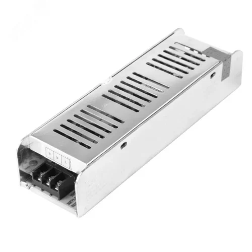 Источник питания компактный 12 V 12,5 A 150 W с разъемами под винт, без влагозащиты (IP23) — фото изделия