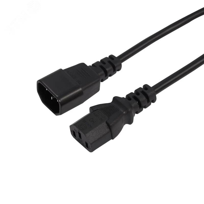 Кабель питания IEC 320 C13 — IEC 320 C14 3×0,75 мм2 длина 1,8м — фото изделия