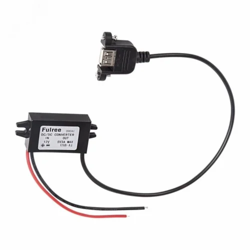 Адаптер DC 12 V-гнездо USB-A 5 V 3 A, — фото изделия