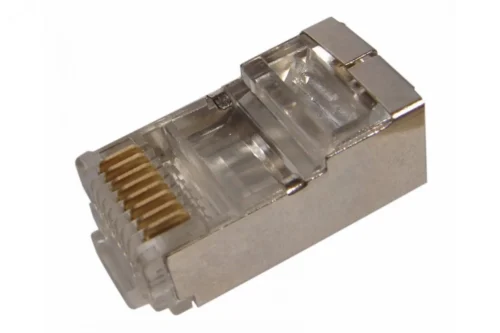 Джек RJ-45 8P8C CAT 5e (экран), — фото изделия