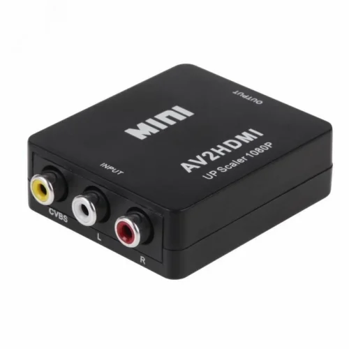 Конвертер 3 RCA на HDMI, пластик, черный,, — фото изделия