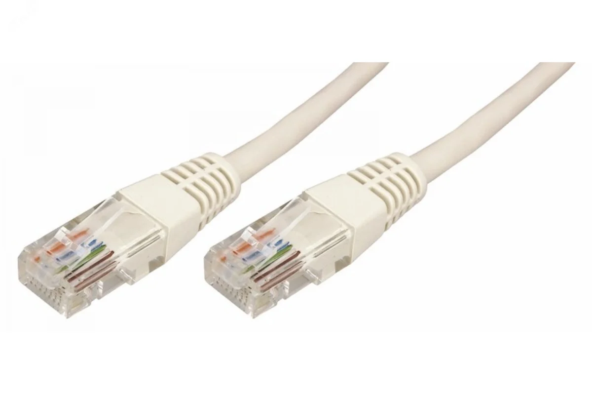 Патч-корд U/UTP CAT5e PVC серый 7 м — фото изделия
