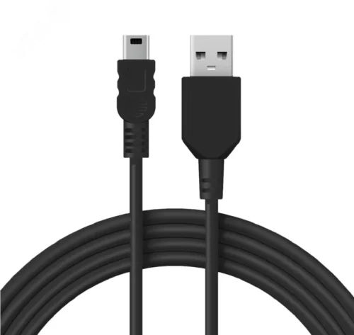 Кабель USB-mini USB, PVC, black, 1m, 18-4402, — фото изделия