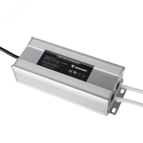 Источник питания 110-220 V AC/12 V DC 6 А 72 W с проводами влагозащищенный (IP67) — фото изделия