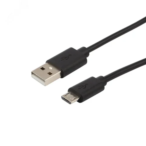 Кабель USB-micro USB, PVC, black, 1,8m, 18-1164-2, — фото изделия