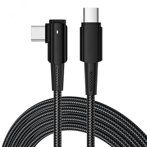 Кабель USB Type-C — Type-C, 5А, 100Вт, 1м, черный — фото изделия