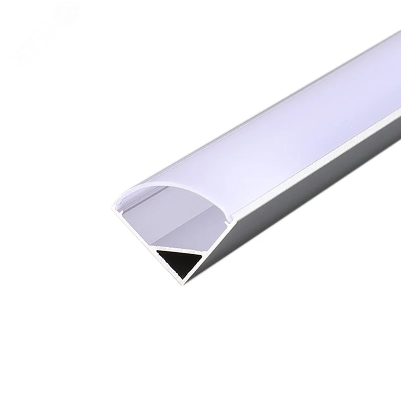 Комплект углового алюминиевого профиля с рассеивателем 16х16мм 1м — фото изделия