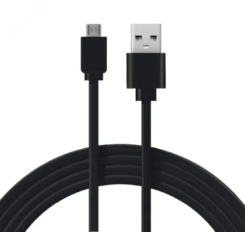 Кабель USB-micro USB, 2,4A, PVC, black, 1m, 18-4270, — фото изделия