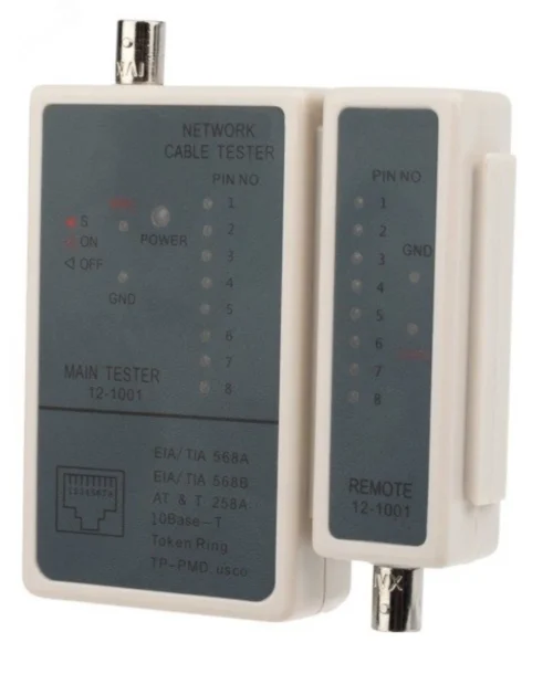 Тестер кабеля RJ-45 + BNC 5248, — фото изделия