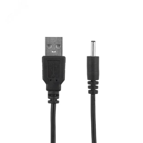 Кабель USB штекер — DC 1.4х3.4мм, 1.5 м., черный — фото изделия