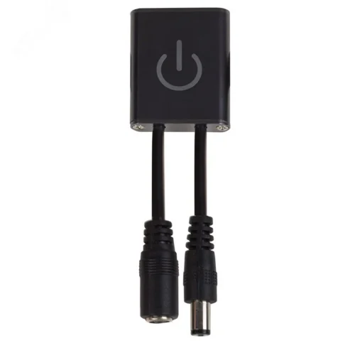 Выключатель LED сенсорный для светодиодной ленты, 5,5х2,1 мм, 12/24 В, 36/72 Вт, 3 А — фото изделия