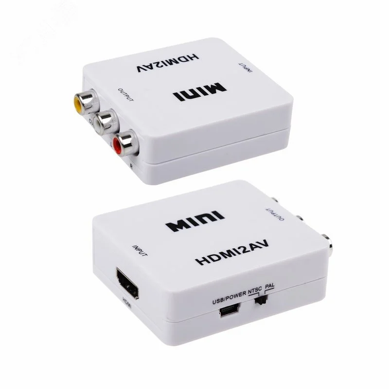 Конвертер HDMI на 3 RCA, пластик, белый,, — фото изделия