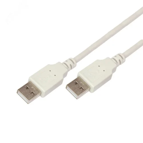 Кабель USB (шт. USB A — шт. USB A), 3м., серый — фото изделия