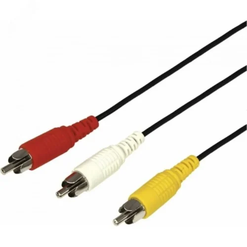 Шнур 3 RCA — 3 RCA, 1.5 м., черный — фото изделия