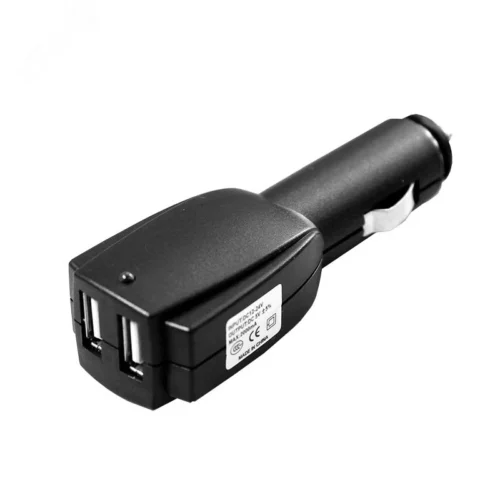Автозарядка в прикуриватель 2xUSB, АЗУ, 5 V, 1000 mA, REXANT — фото изделия