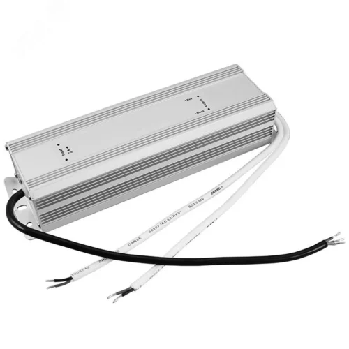 Источник питания 110-220 V AC/12 V DC 12,5 А 150 W с проводами влагозащищенный (IP67) — фото изделия
