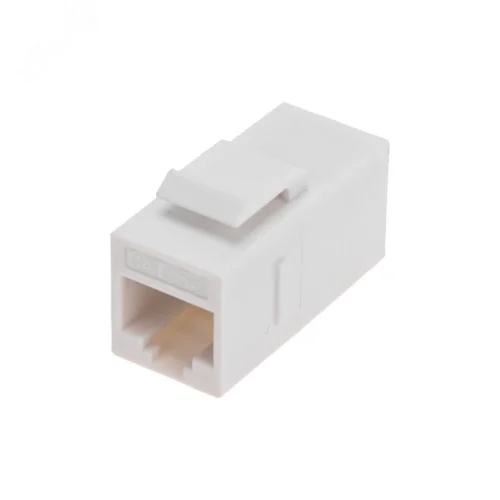 Адаптер проходной формата Keystone Jack RJ-45(8P8C) UTP CAT 5e — фото изделия