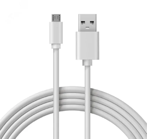 Кабель USB-micro USB, PVC, white, 1mе, 18-4269, — фото изделия