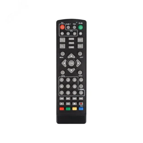 Пульт универсальный для DVB-T2 с функцией управления телевизором (RX-DVB-014), — фото изделия
