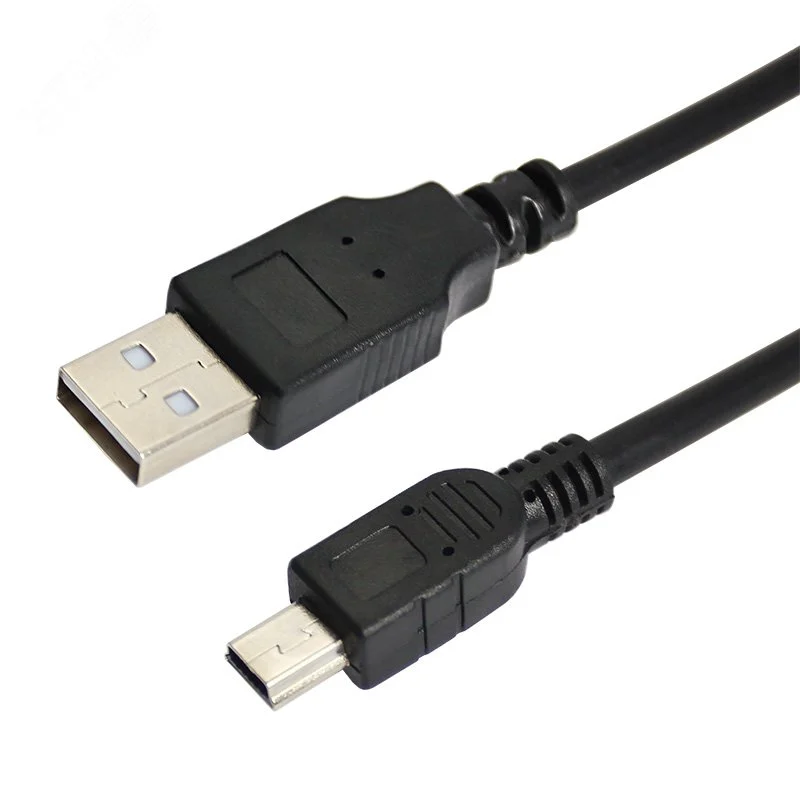 Кабель mini USB — USB A, 0.2м., черный, — фото изделия
