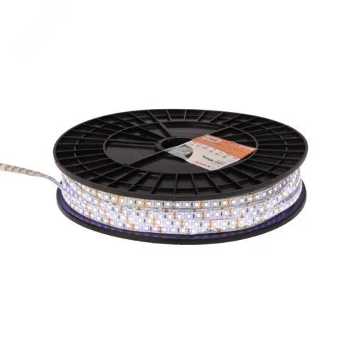 LED лента уличная силикон, 10мм, IP65, SMD 2835, 120 LED/m, 12V, белая, бухта 100м — фото изделия