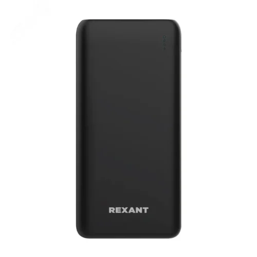 Устройство портативное зарядное Power Bank (аккумуляторная батарея) 10000 mAh с Quick Charge и Power Delivery, черное — фото изделия
