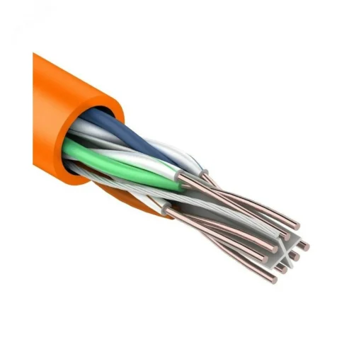 Витая пара U/UTP CAT 6 4х2х0.57мм LSZH нг(А)-HF 23AWG IN оранжевый — фото изделия