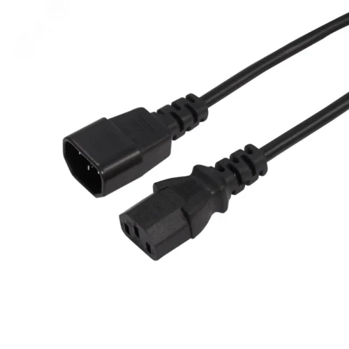 Кабель питания IEC 320 C13 — IEC 320 C14 3×1,0 мм2 длина 0,6м — фото изделия
