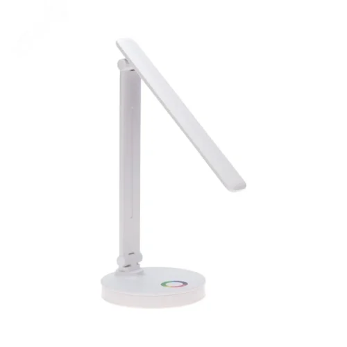 Светильник настольный с RGB-ночником LED 12Вт белый с диммером — фото изделия