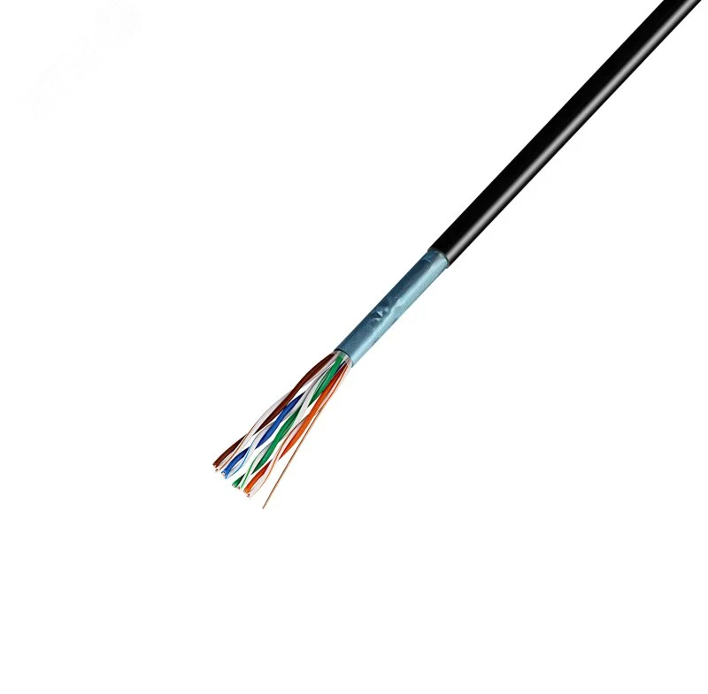 Витая пара F/UTP CAT 5e 4х2х0.48мм LSZH нг(А)-HF 24AWG OUT черный — фото изделия