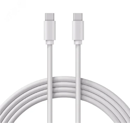 Кабель Type-C — Type-C PD 100W, 1m, PVC, white, 18-1832, — фото изделия