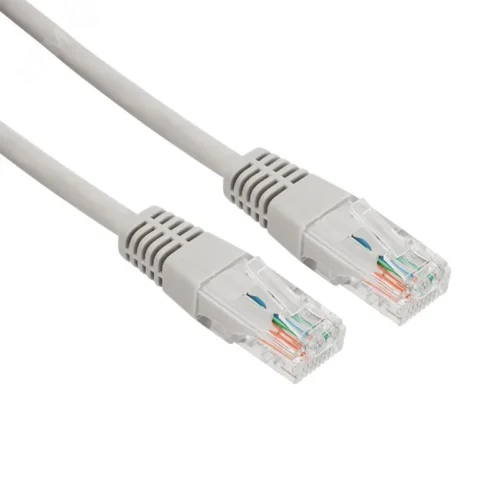 Патч-корд U/UTP. категория 5e. RJ45-RJ45. неэкранированный. LSZH серый. 5 м, — фото изделия