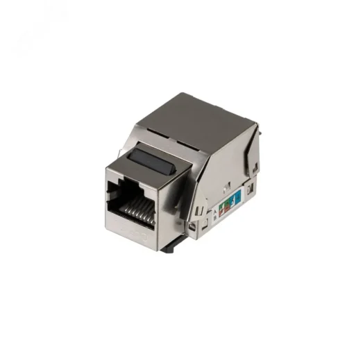 Модуль Keystone Jack RJ-45(8P8C) CAT 5e экранированный FTP, 90 градусов — фото изделия