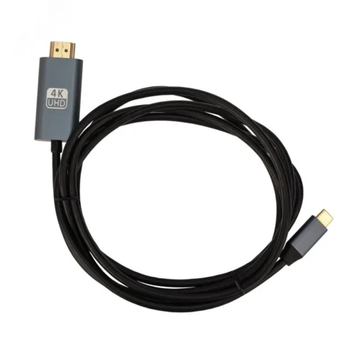 Кабель USB Type-C — HDMI, 2 м., черный — фото изделия