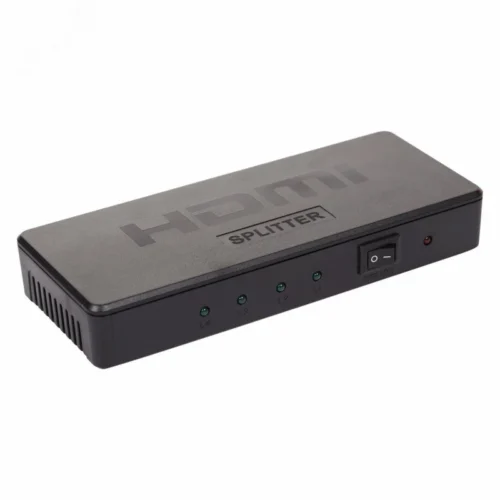 Делитель гнездо HDMI на 4 гнезда HDMI, пластик,, — фото изделия
