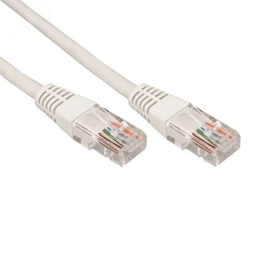 Патч-корд U/UTP CAT5e PVC серый 10 м — фото изделия