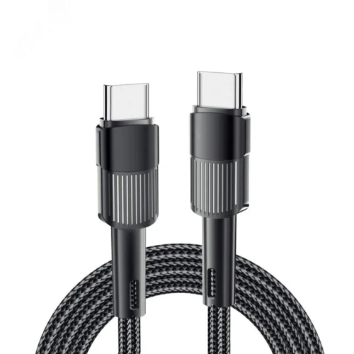 Кабель USB Type-C — Type-C, 5A, 100Вт, 2м, черный — фото изделия