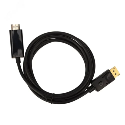 Кабель DisplayPort — HDMI, 1.8 м., черный — фото изделия