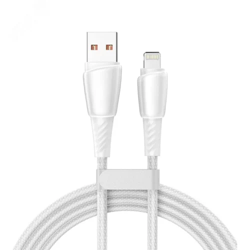 Кабель USB-A — Lightning для Apple, 2,4А, 1м, белый — фото изделия