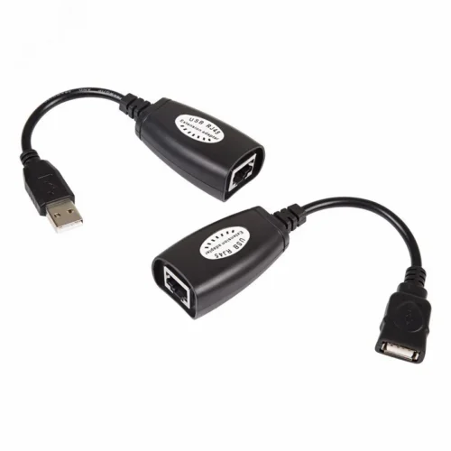 Удлинитель USB по витой паре (8p8c), — фото изделия
