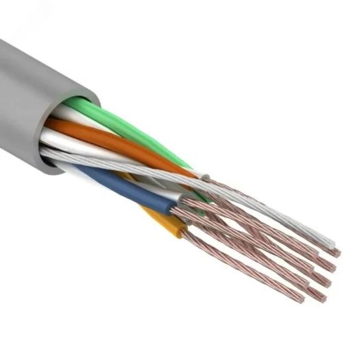 Витая пара U/UTP 4PR 24AWG CAT5e PATCH PVC IN серый 305 м — фото изделия