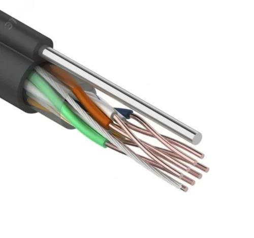Витая пара U/UTP 4PR 24AWG CAT5e OUTDOOR + ТРОС*1 — фото изделия