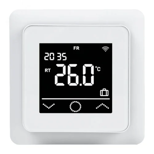 Терморегулятор ClimaHome W сенсорный программируемый Wi-Fi белый — фото изделия