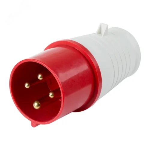 Вилка 024 переносная 3Р+РЕ 32А 380В IP44, REXANT — фото изделия
